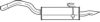 ITAL1 9456113880 End Silencer